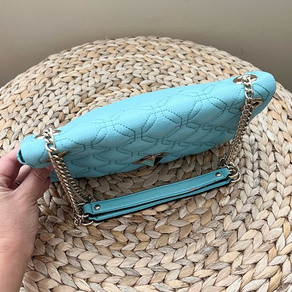 Kate Spade light blue chain strap crossbody shoulder Cynthia purse - Picture 3 of 13